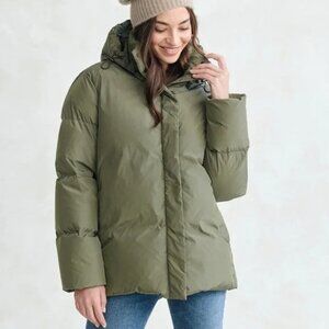 Jenni Kayne Sage Green Puffer Coat